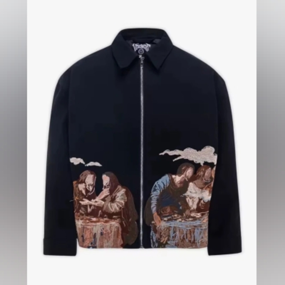 ❗Men's Black Graphic Jacket